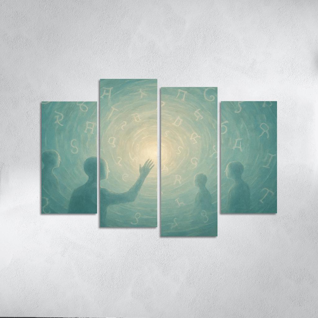 Luminous Archive Of Forgotten Echoes home decor