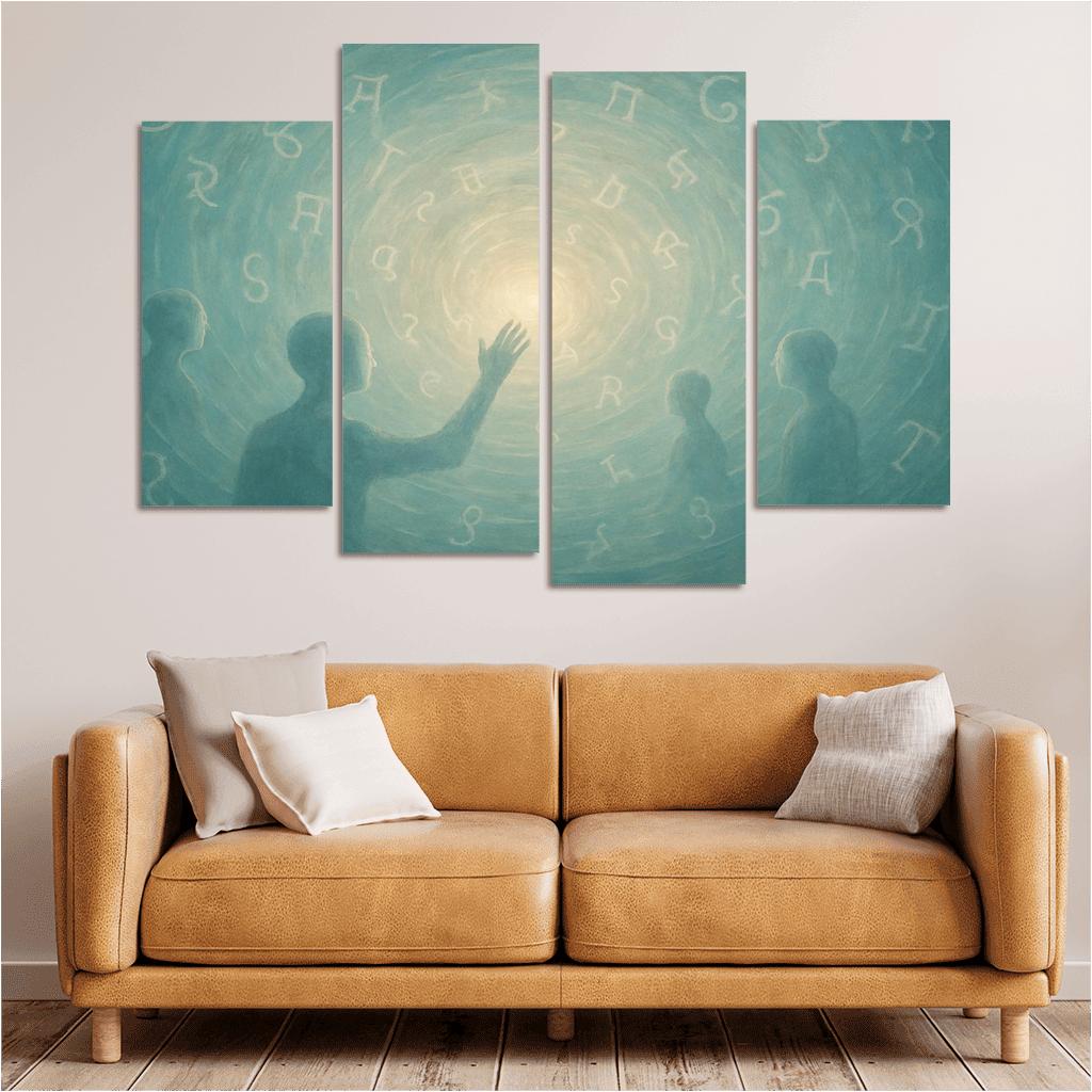 Luminous Archive Of Forgotten Echoes home decor