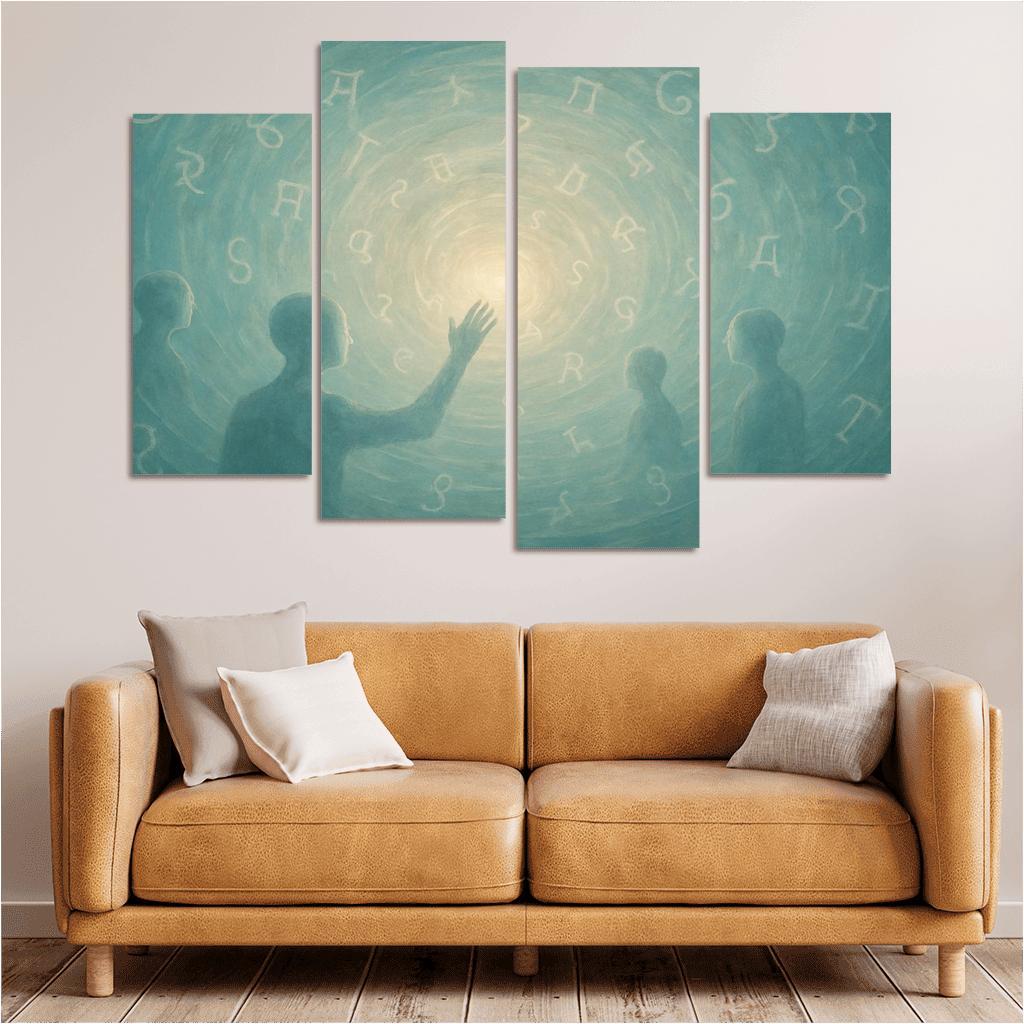 Luminous Archive Of Forgotten Echoes home decor