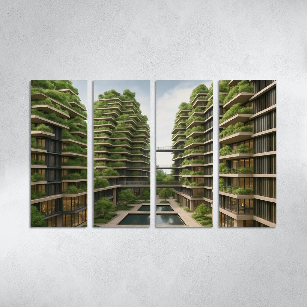 Terraced Habitat Towers one-piece frames