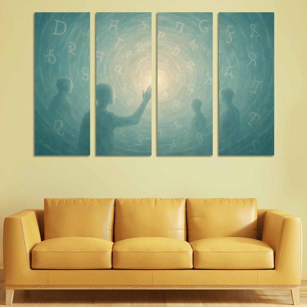 Luminous Archive Of Forgotten Echoes home decor