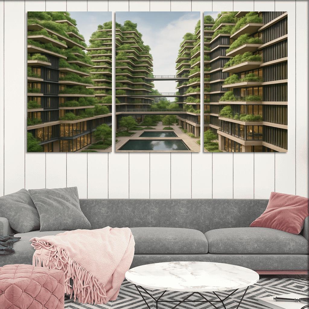 Terraced Habitat Towers one-piece frames