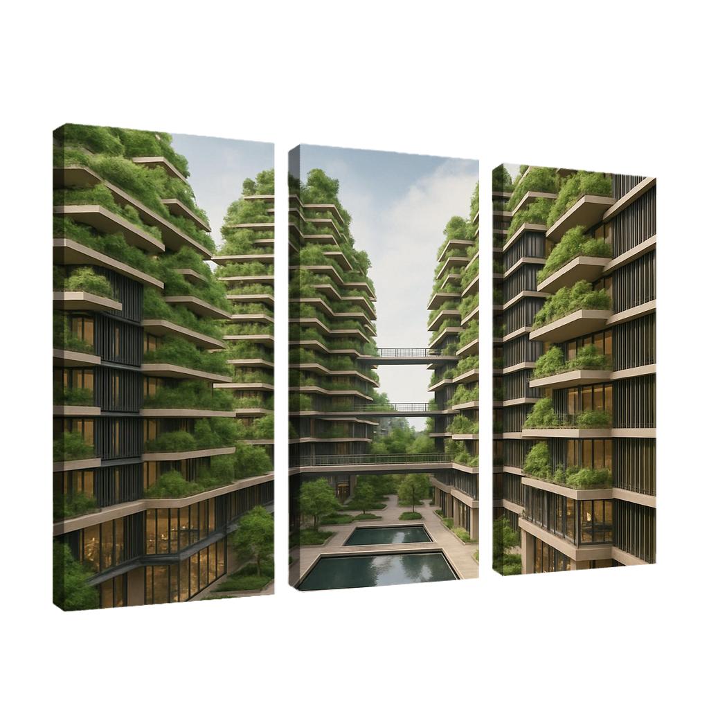 Terraced Habitat Towers one-piece frames