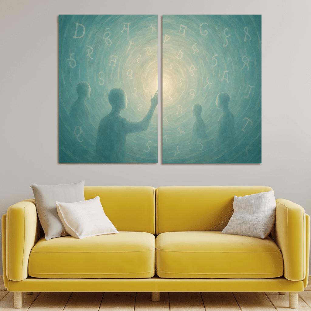 Luminous Archive Of Forgotten Echoes home decor