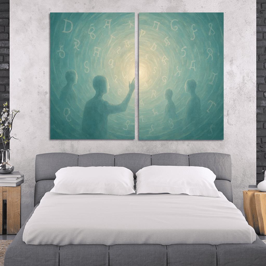 Luminous Archive Of Forgotten Echoes home decor