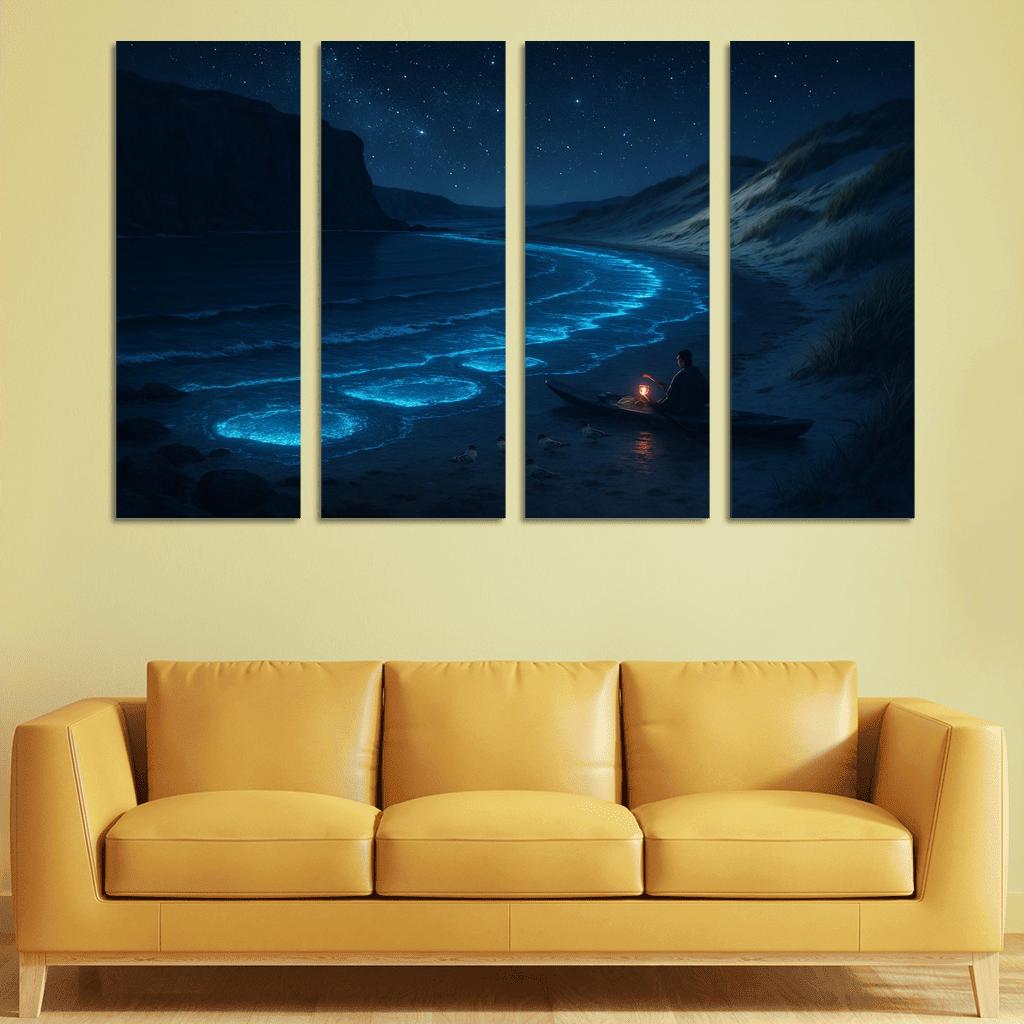 Luminous Tern Cove modern paintings frame
