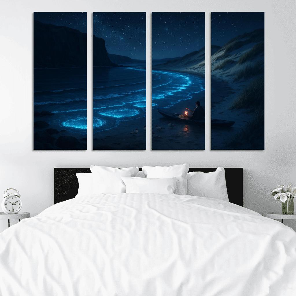 Luminous Tern Cove modern paintings frame