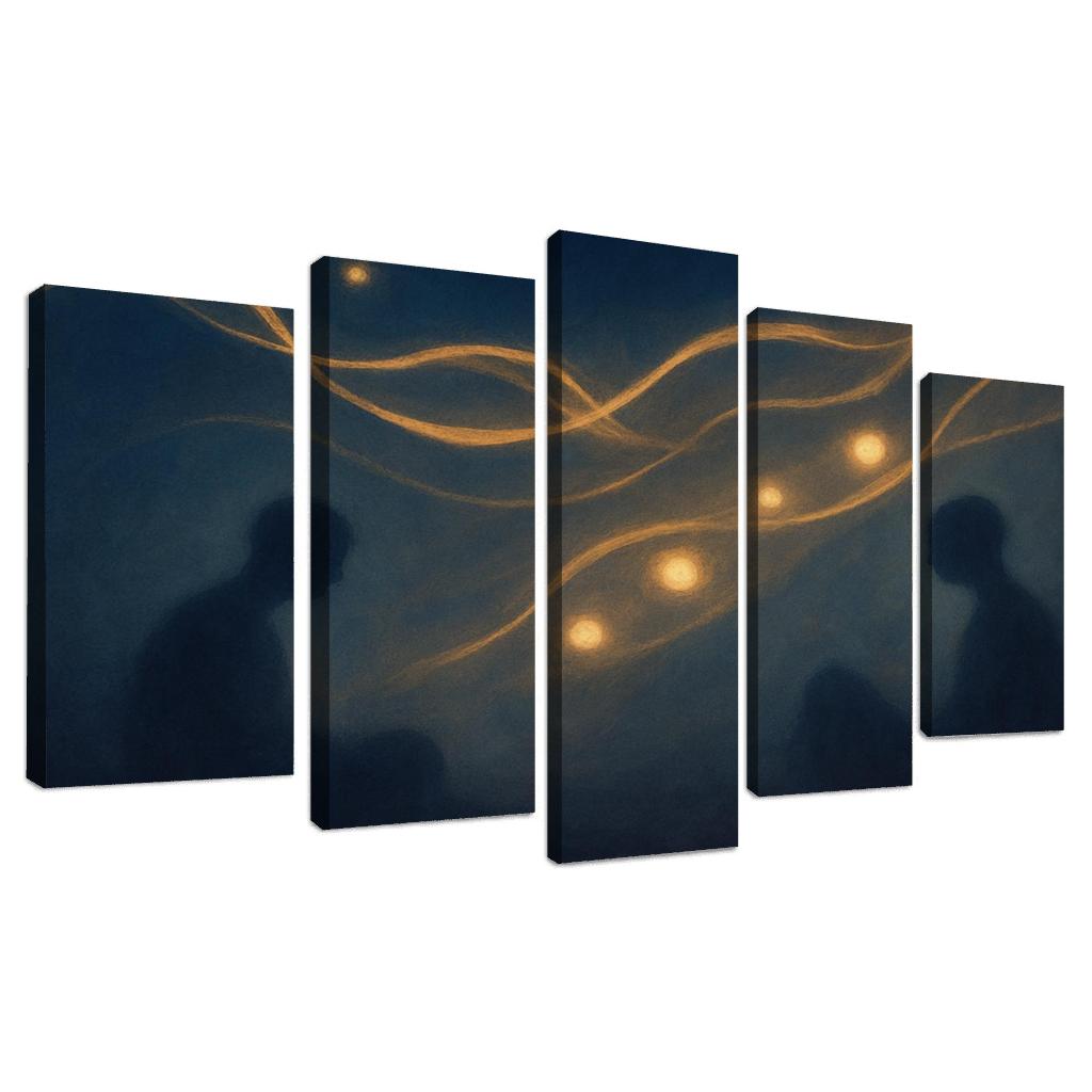 Silent Orchestra Of Distant Thoughts abstract paintings frame