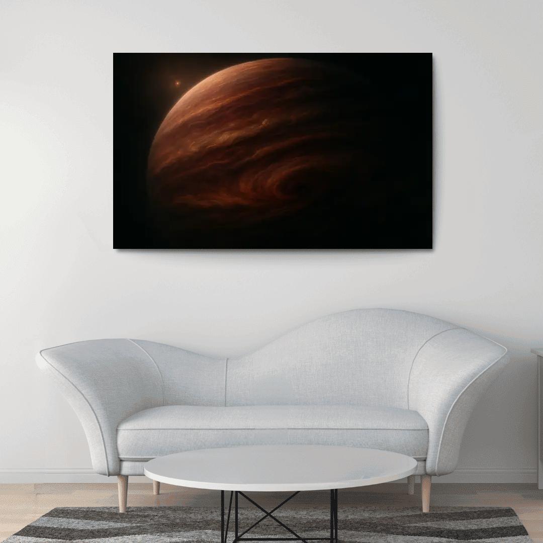 Storms Beneath The Cloud Tops Of Brown Dwarf Worlds wall art