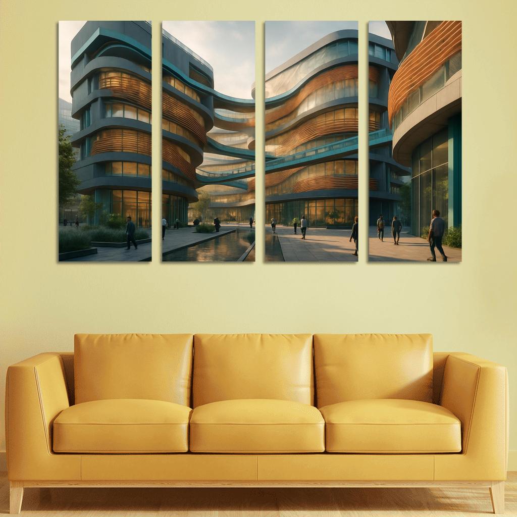 Breathing Facade Labyrinth premium artwork frames