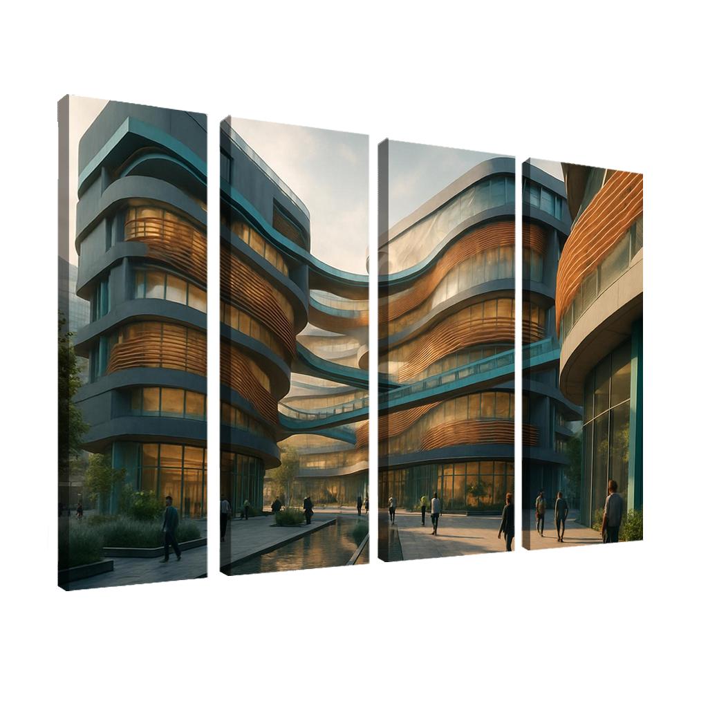Breathing Facade Labyrinth premium artwork frames