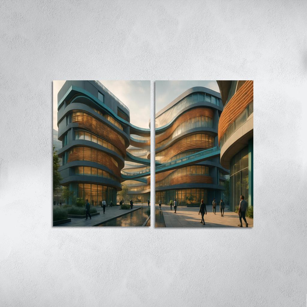 Breathing Facade Labyrinth premium artwork frames