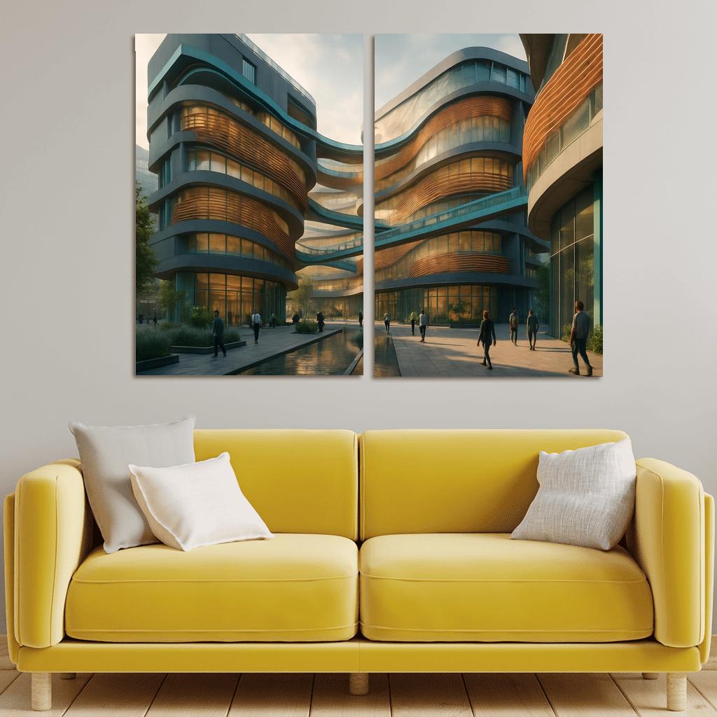 Breathing Facade Labyrinth premium artwork frames