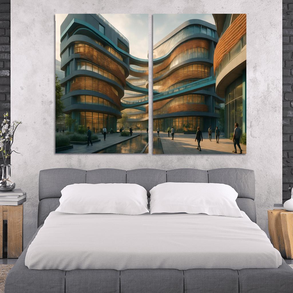 Breathing Facade Labyrinth premium artwork frames