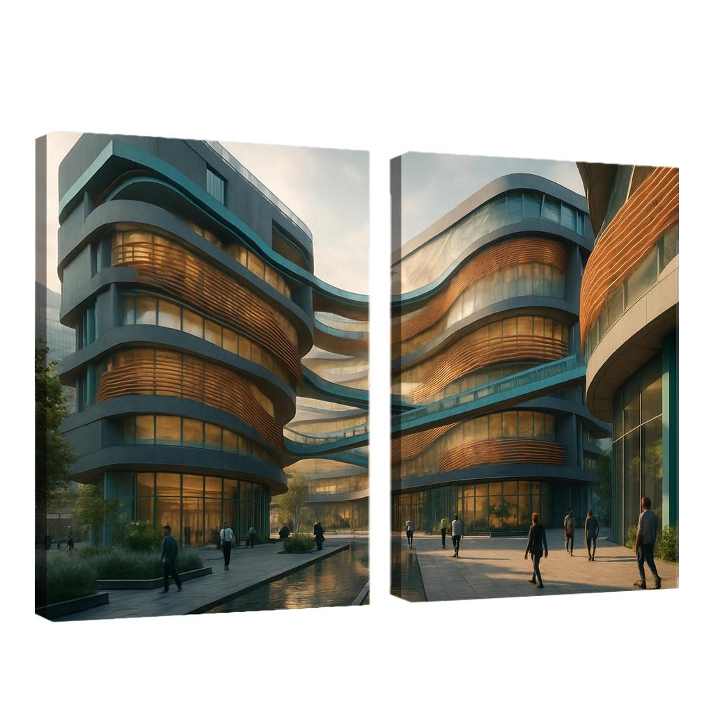 Breathing Facade Labyrinth premium artwork frames