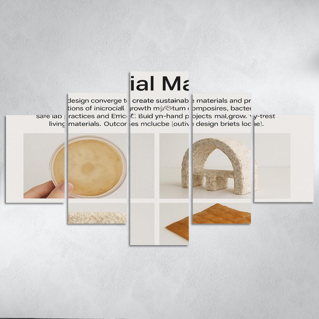 Biofabrication And Living Materials Design wall decor