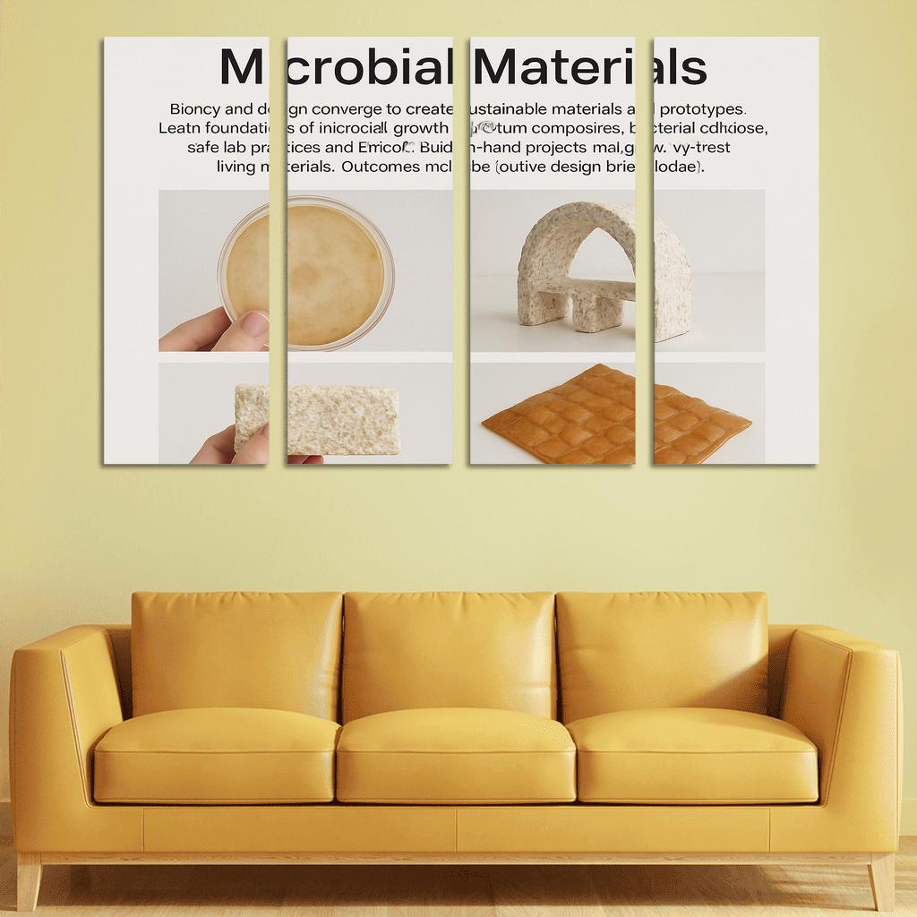 Biofabrication And Living Materials Design wall decor