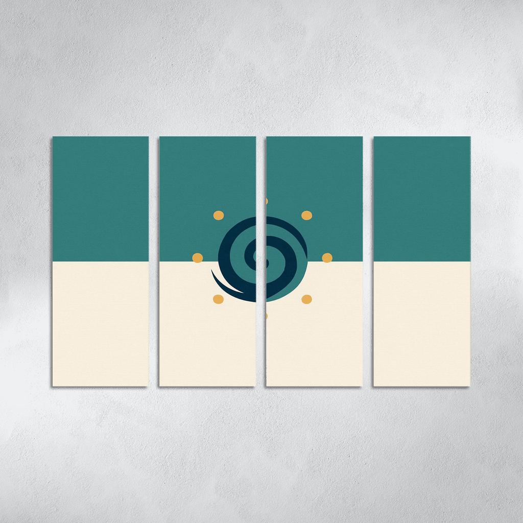 Ocean Spiral Emblem Of Shared Horizons wall art