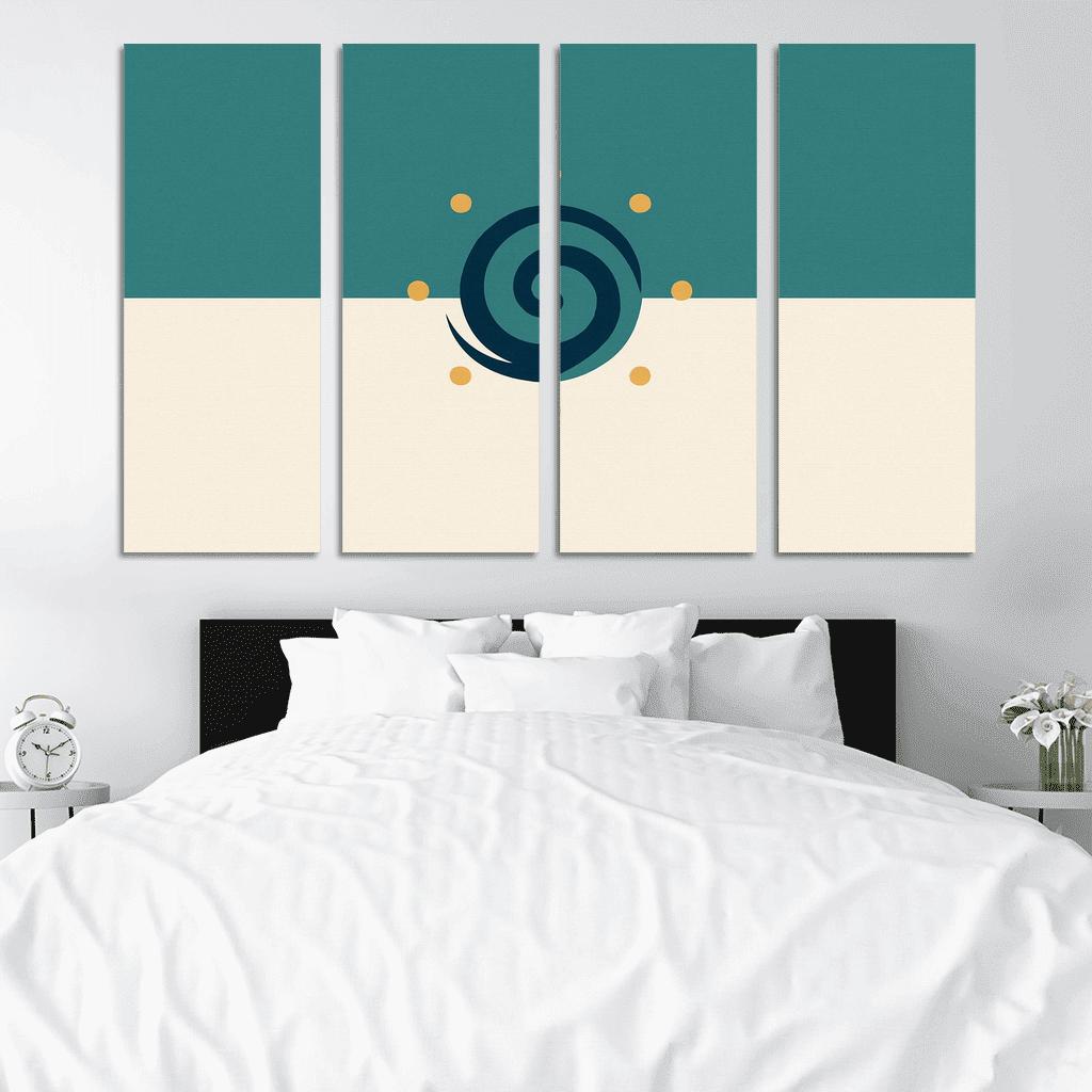 Ocean Spiral Emblem Of Shared Horizons wall art