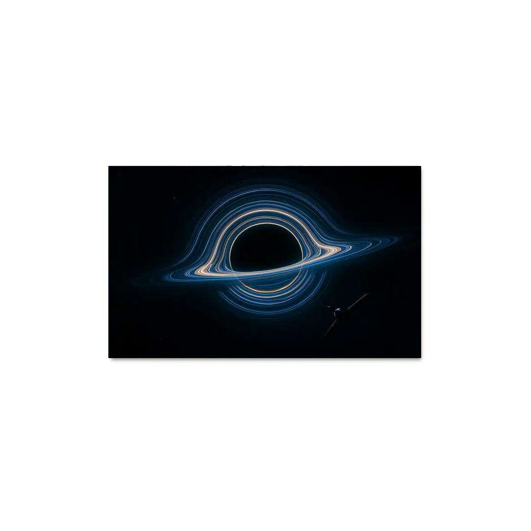 Photon Ring Cartography Of A Spinning Black Hole wall art