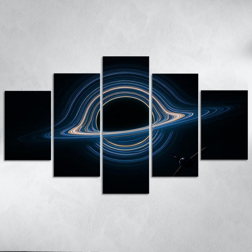 Photon Ring Cartography Of A Spinning Black Hole wall art