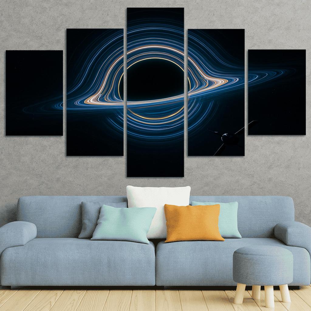 Photon Ring Cartography Of A Spinning Black Hole wall art
