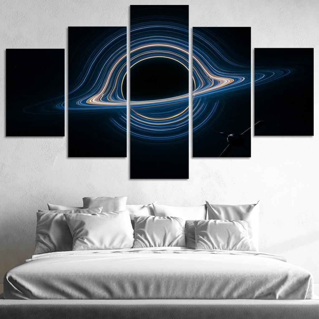 Photon Ring Cartography Of A Spinning Black Hole wall art