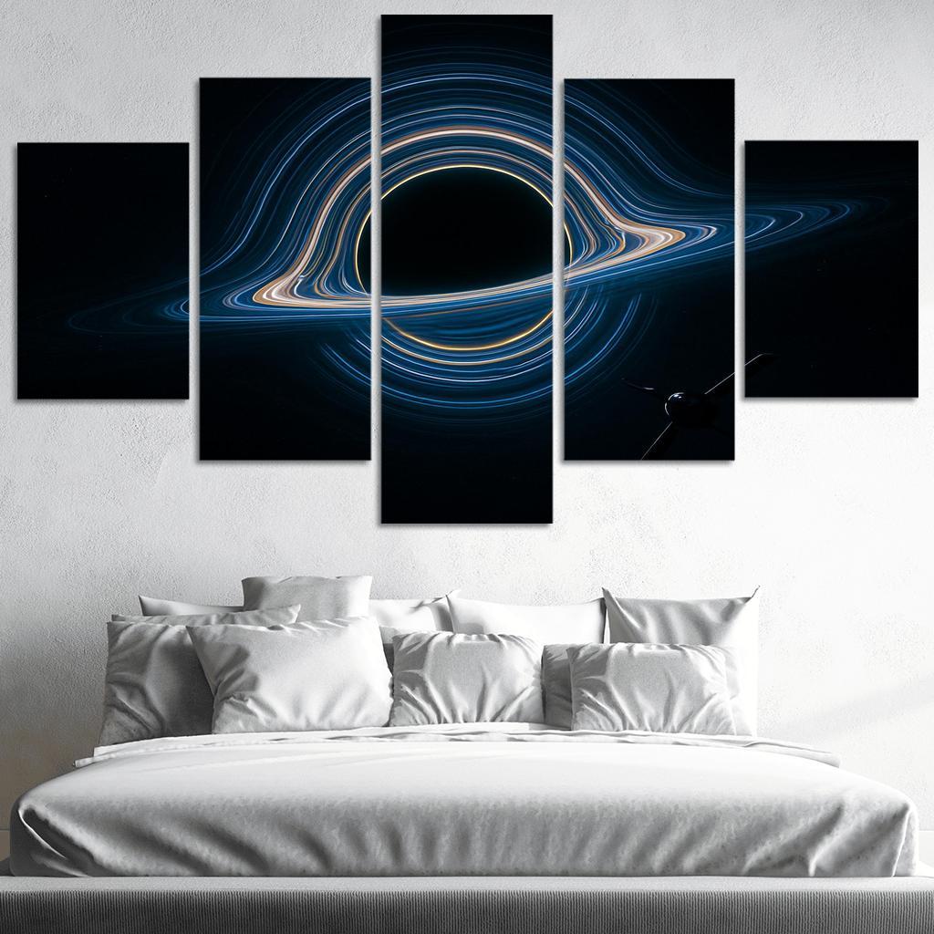 Photon Ring Cartography Of A Spinning Black Hole wall art