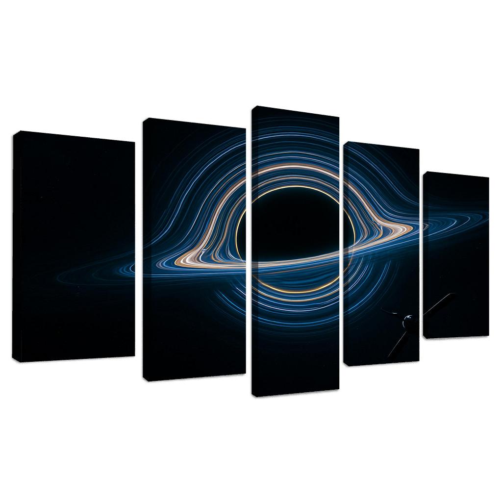 Photon Ring Cartography Of A Spinning Black Hole wall art