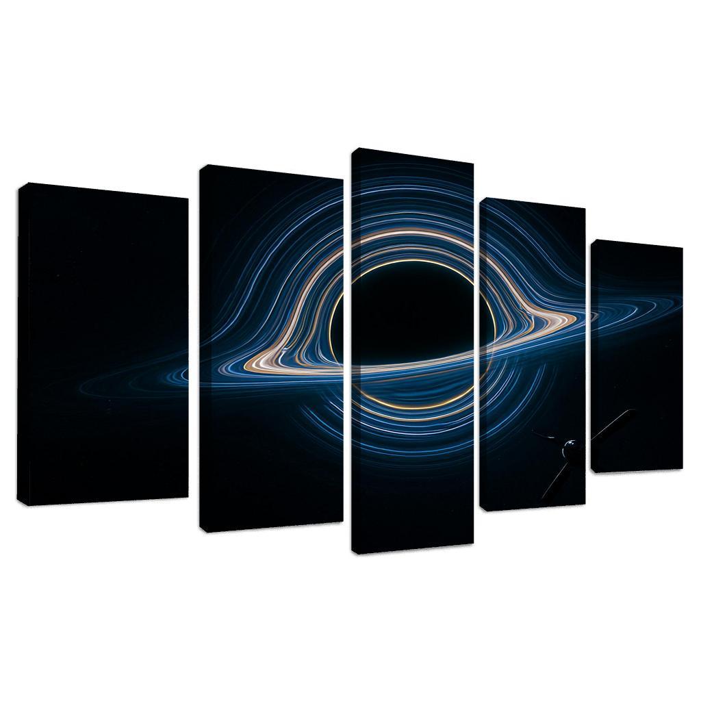 Photon Ring Cartography Of A Spinning Black Hole wall art