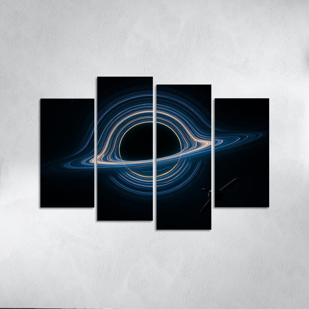 Photon Ring Cartography Of A Spinning Black Hole wall art