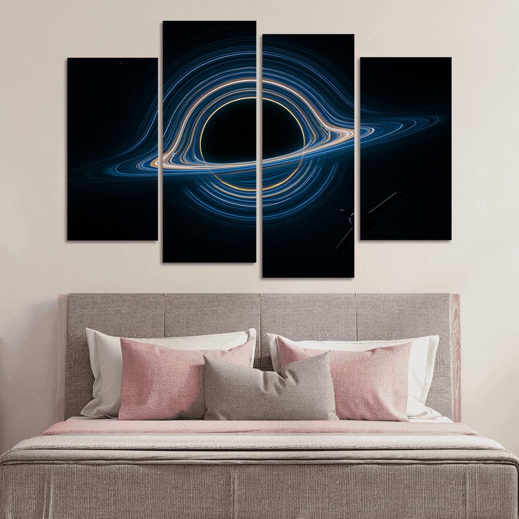 Photon Ring Cartography Of A Spinning Black Hole wall art