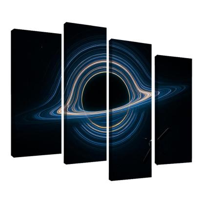 Photon Ring Cartography Of A Spinning Black Hole wall art
