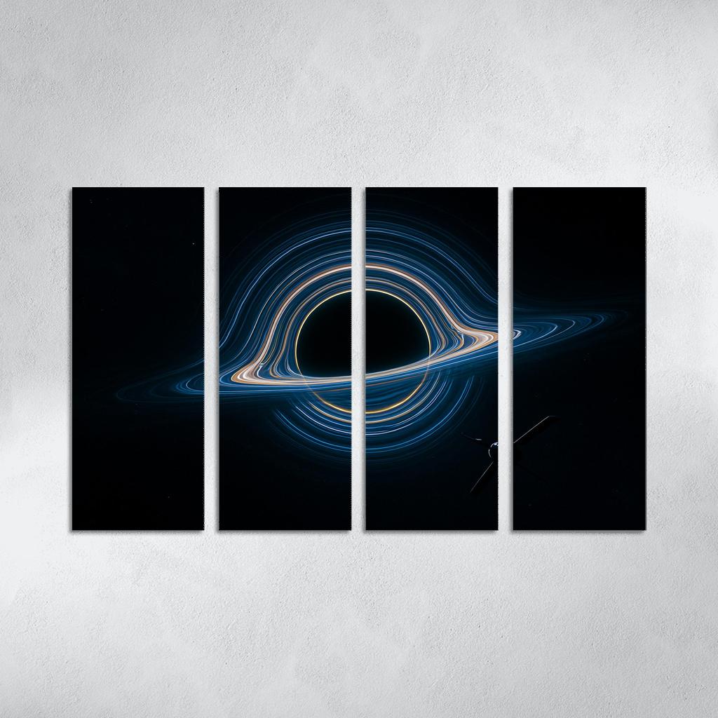 Photon Ring Cartography Of A Spinning Black Hole wall art