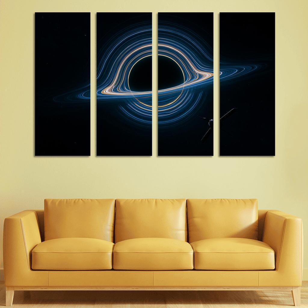 Photon Ring Cartography Of A Spinning Black Hole wall art