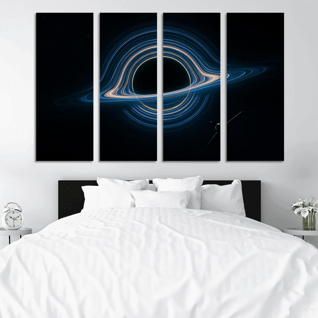 Photon Ring Cartography Of A Spinning Black Hole wall art