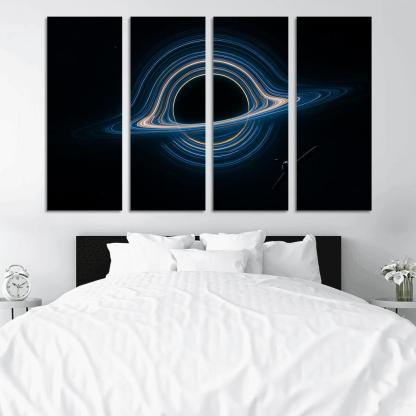 Photon Ring Cartography Of A Spinning Black Hole wall art