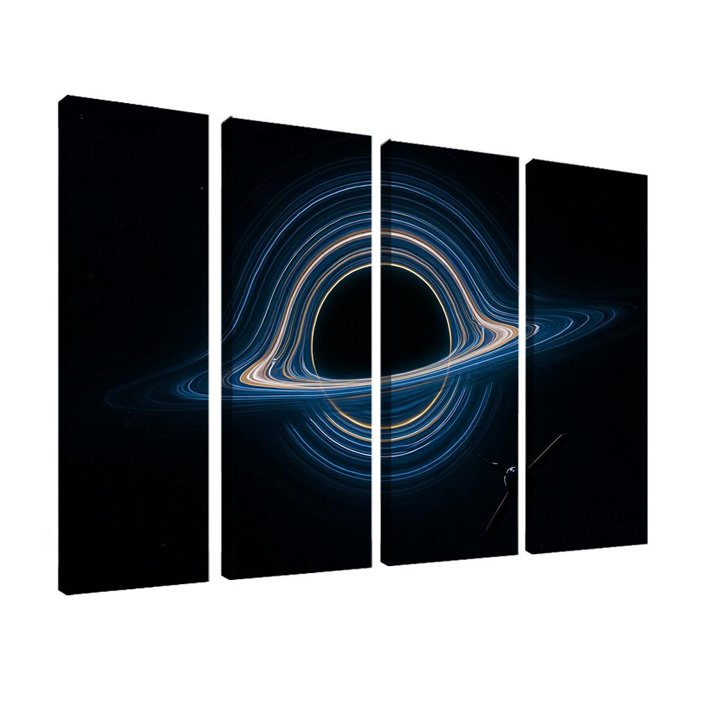 Photon Ring Cartography Of A Spinning Black Hole wall art