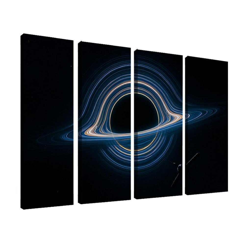 Photon Ring Cartography Of A Spinning Black Hole wall art