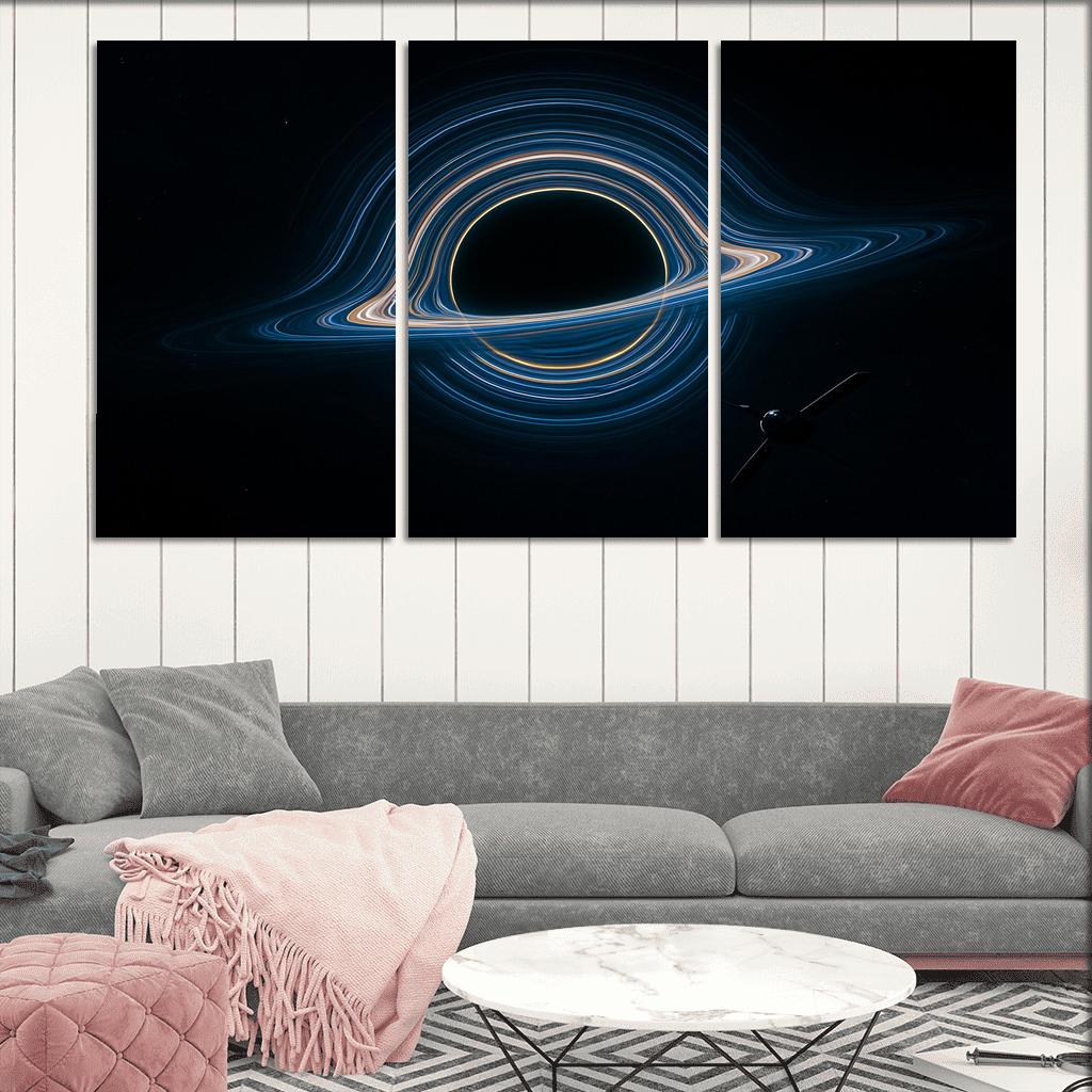 Photon Ring Cartography Of A Spinning Black Hole wall art