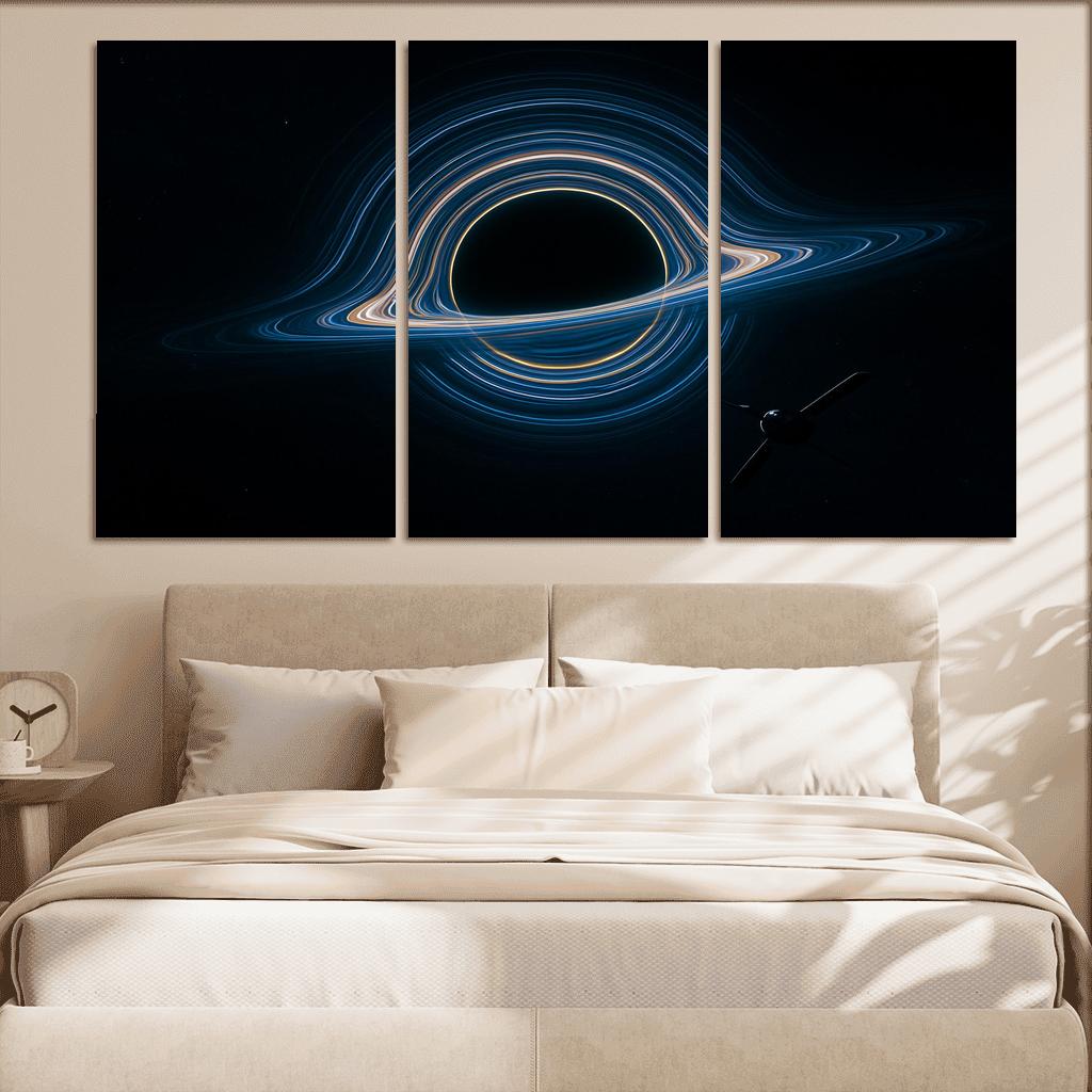 Photon Ring Cartography Of A Spinning Black Hole wall art