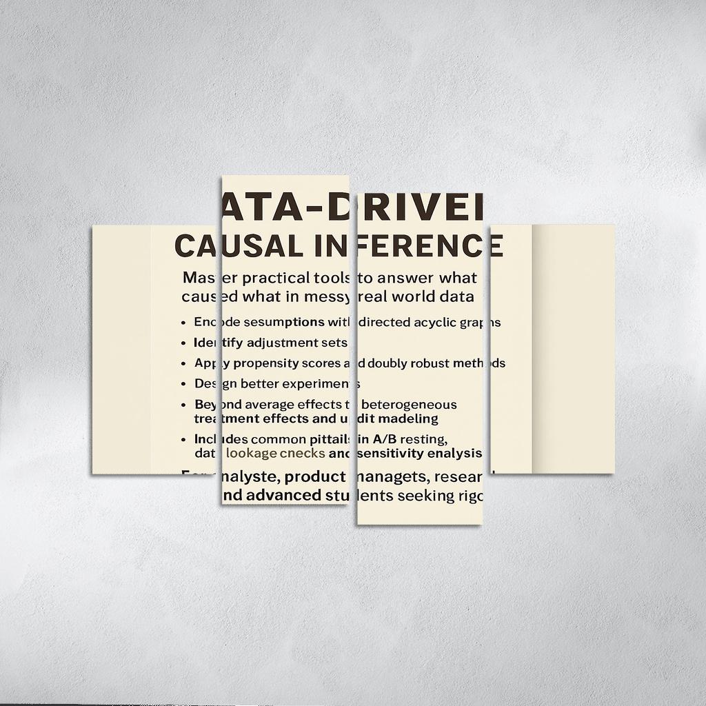 Applied Causal Inference With Directed Graphs And Uplift Modeling premium artwork frames