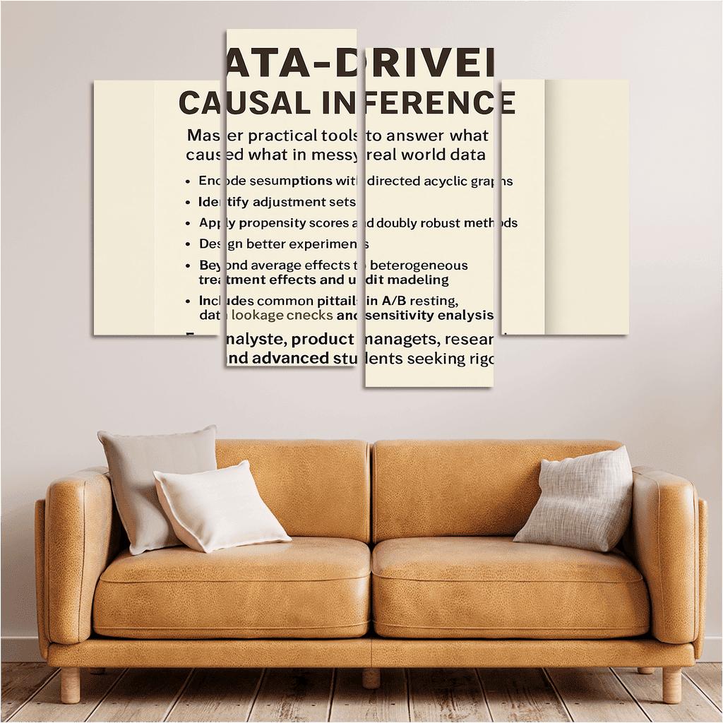 Applied Causal Inference With Directed Graphs And Uplift Modeling premium artwork frames