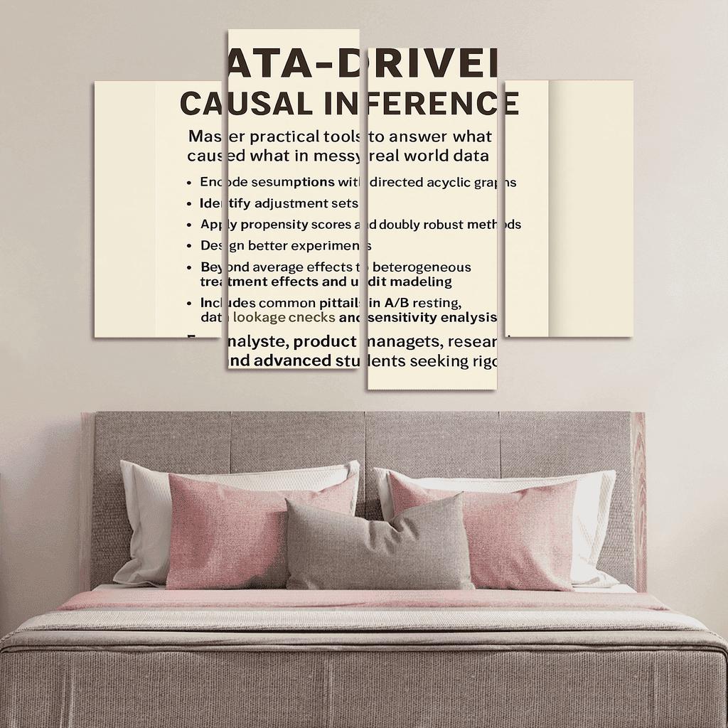 Applied Causal Inference With Directed Graphs And Uplift Modeling premium artwork frames