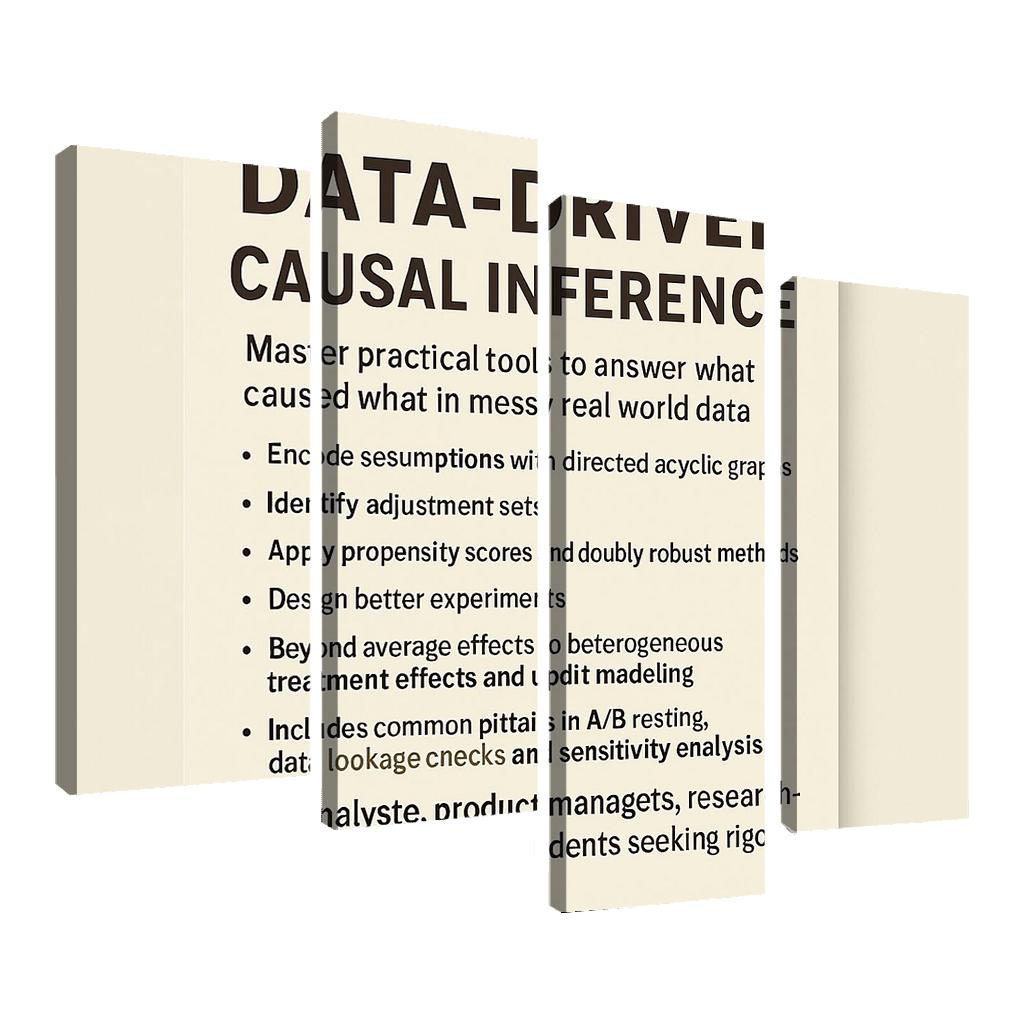 Applied Causal Inference With Directed Graphs And Uplift Modeling premium artwork frames