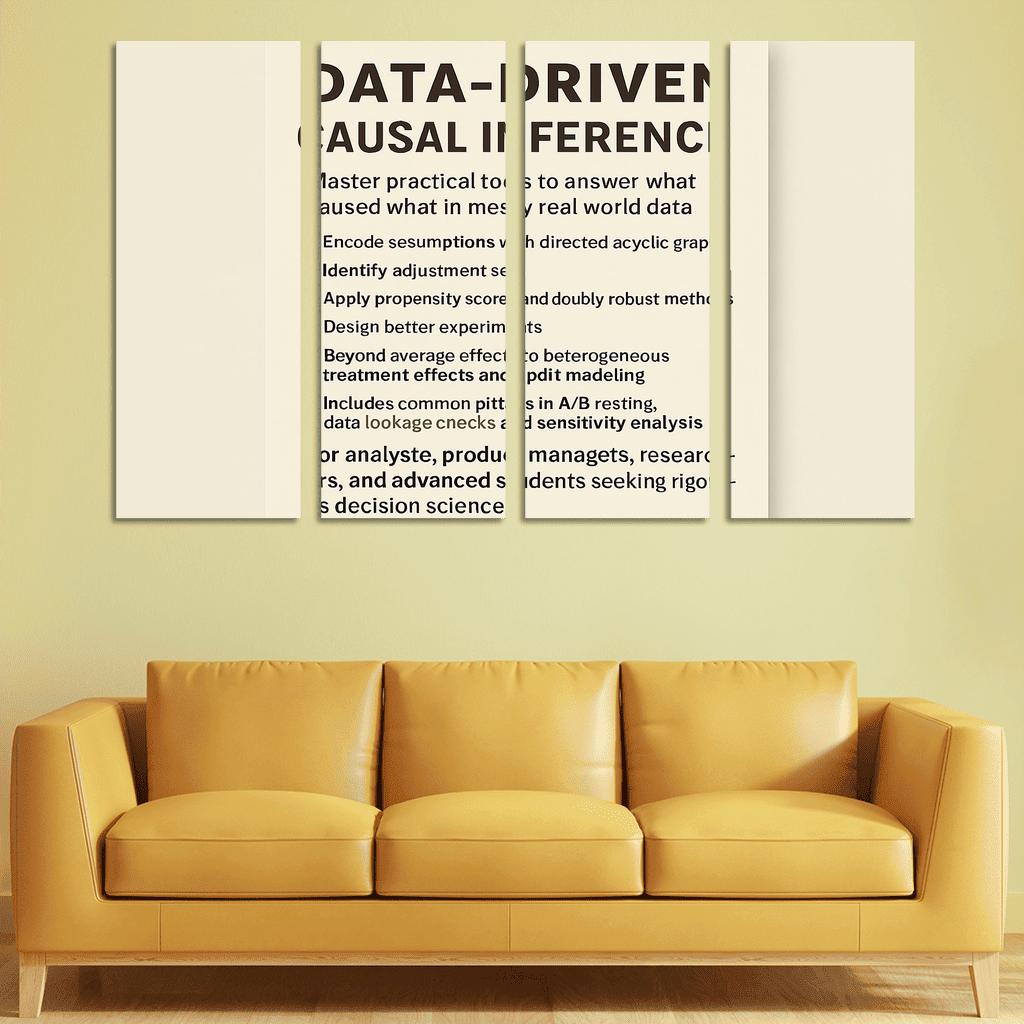 Applied Causal Inference With Directed Graphs And Uplift Modeling premium artwork frames