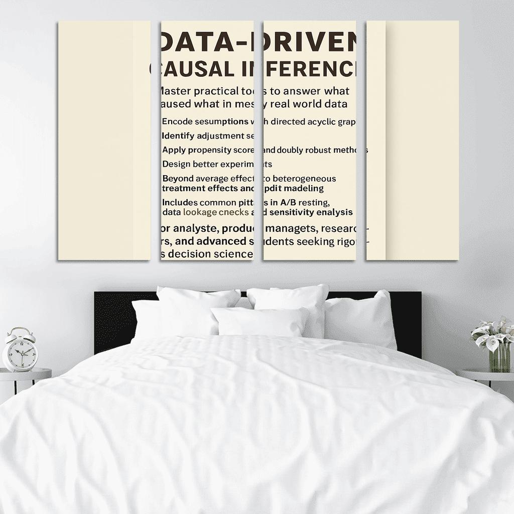 Applied Causal Inference With Directed Graphs And Uplift Modeling premium artwork frames