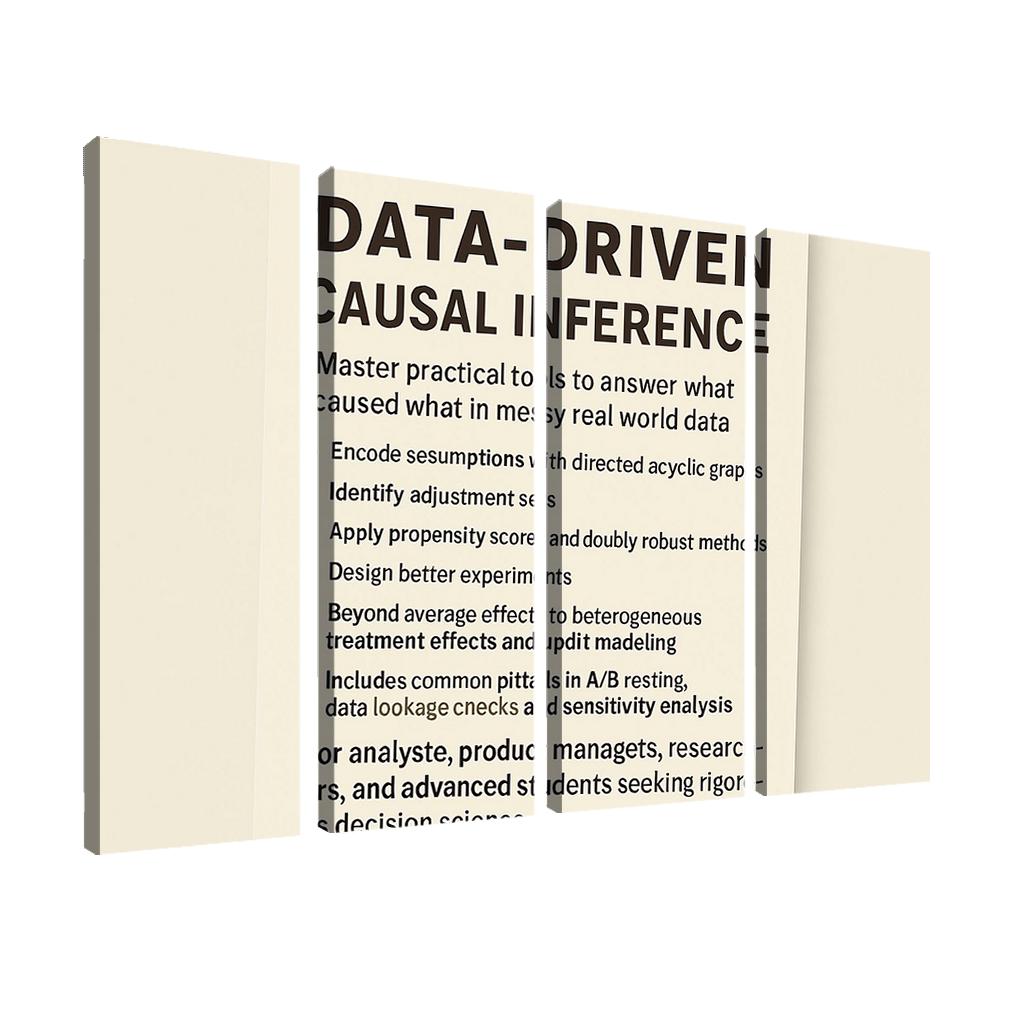 Applied Causal Inference With Directed Graphs And Uplift Modeling premium artwork frames