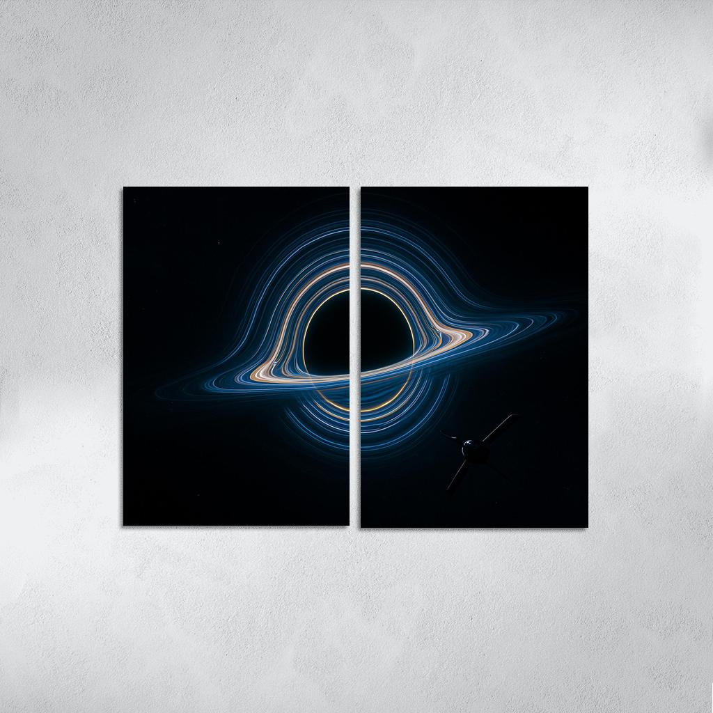 Photon Ring Cartography Of A Spinning Black Hole wall art