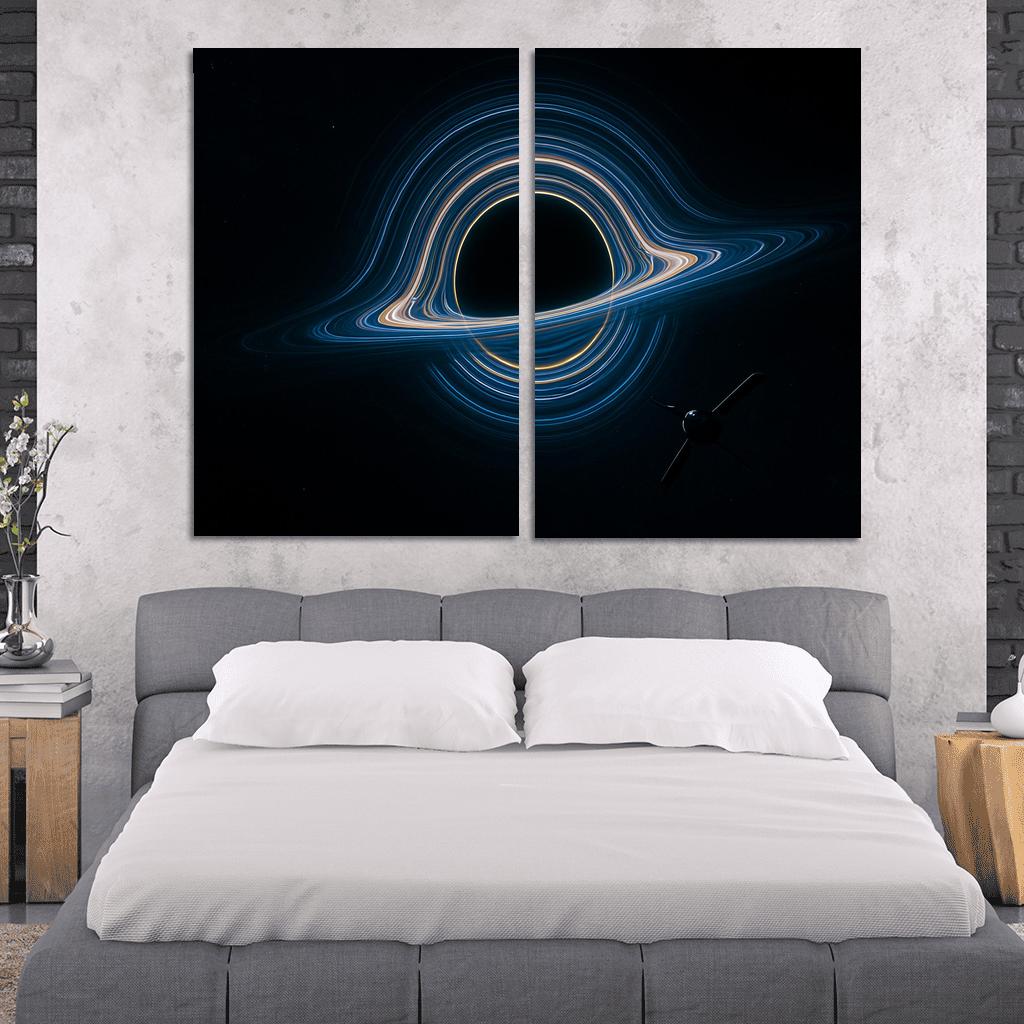 Photon Ring Cartography Of A Spinning Black Hole wall art